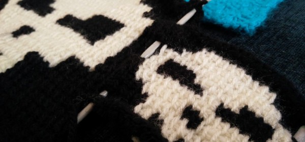 Skull Pixel Crochet